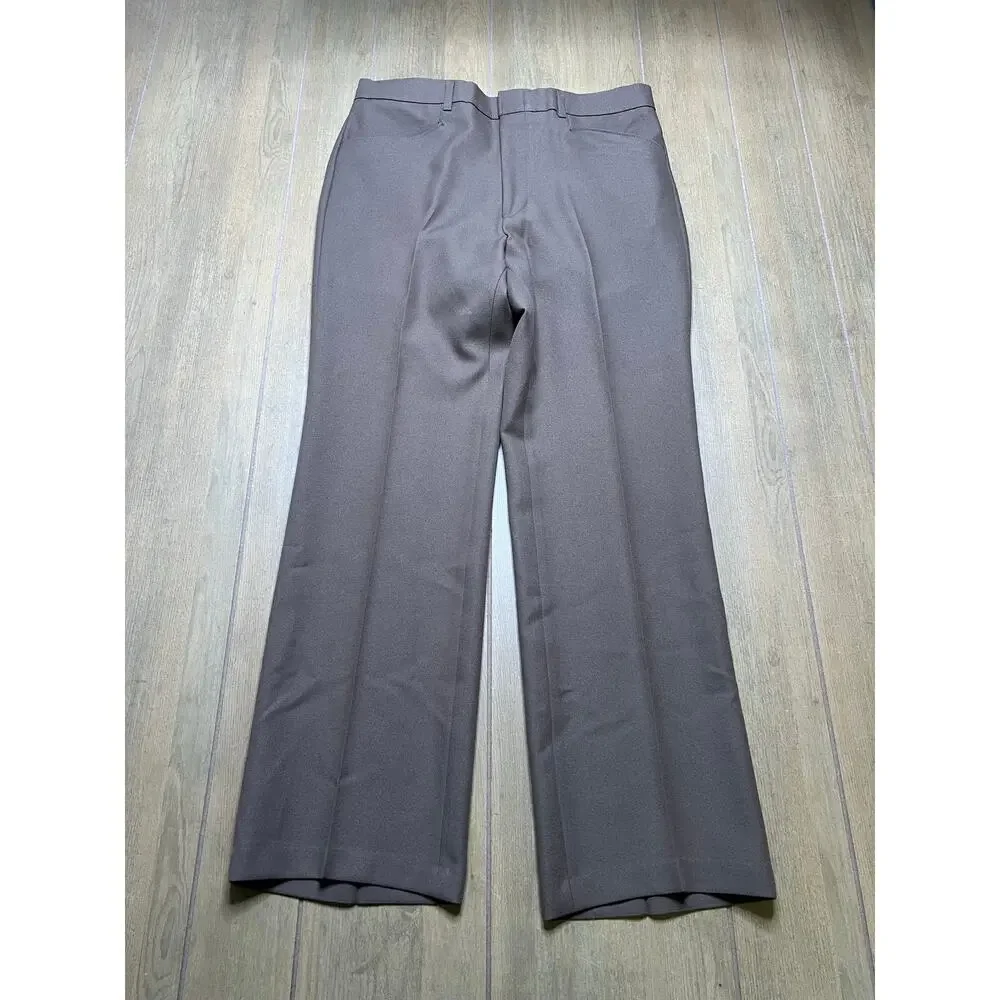 Vintage 80s Levi’s‎ Action Slacks Brown Dress Pants Talon Zip Classic Sz 34x31